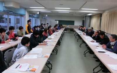 釧路建設業協会と本校建築学科学生との意見交換会